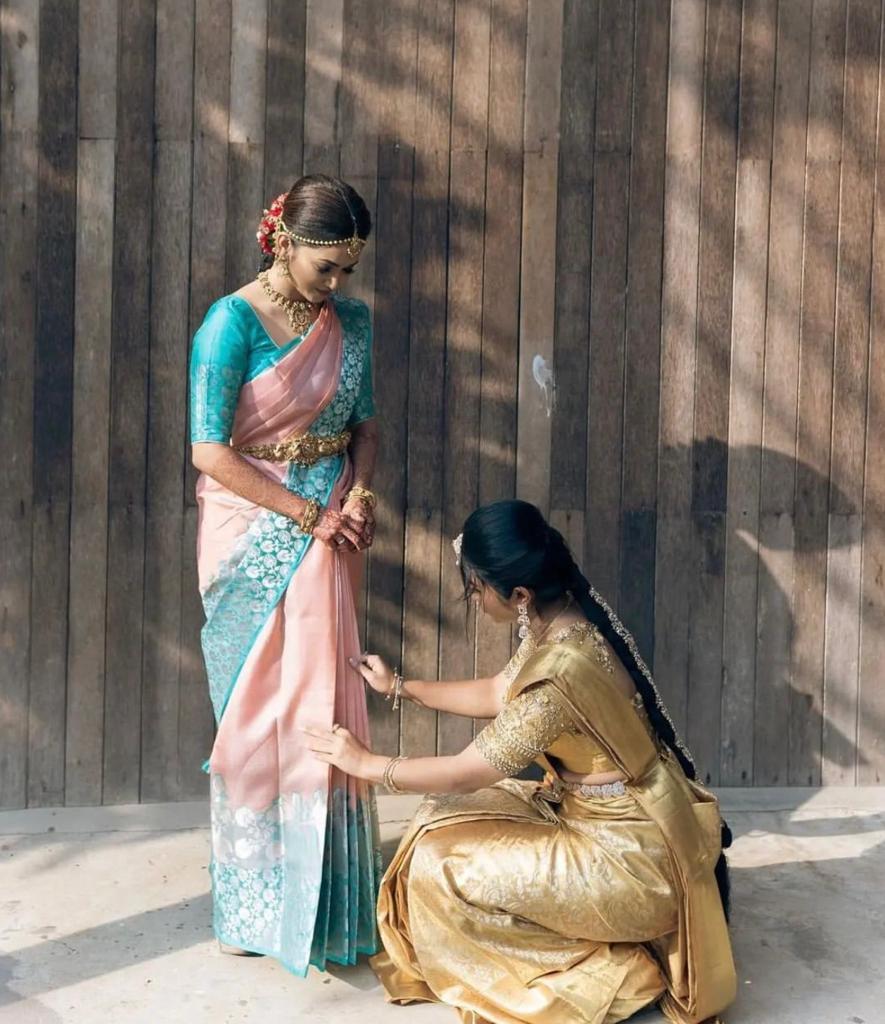 Ddf Avantika Banarasi Lichi Silk Wedding Wear Saree Catalog